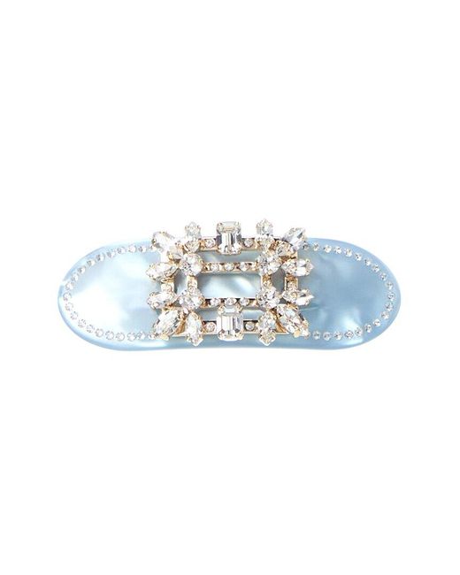 Roger Vivier Blue Hair Clip