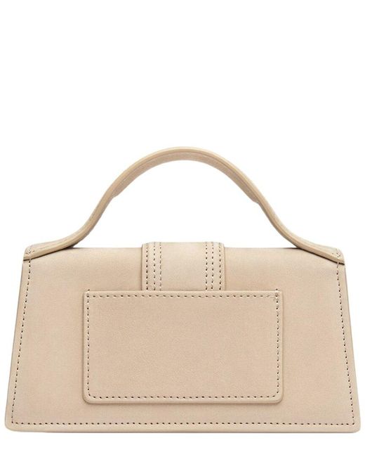 Jacquemus Natural The Bambino Leather Flap Bag