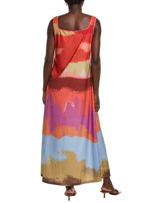 IPPONELLI Red Maxi Tank Dress