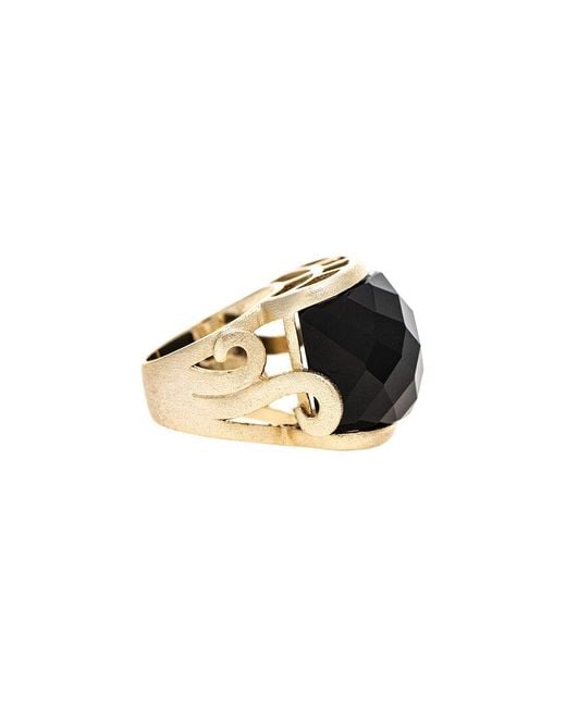 Rivka Friedman Multicolor 18k Plated Statement Ring