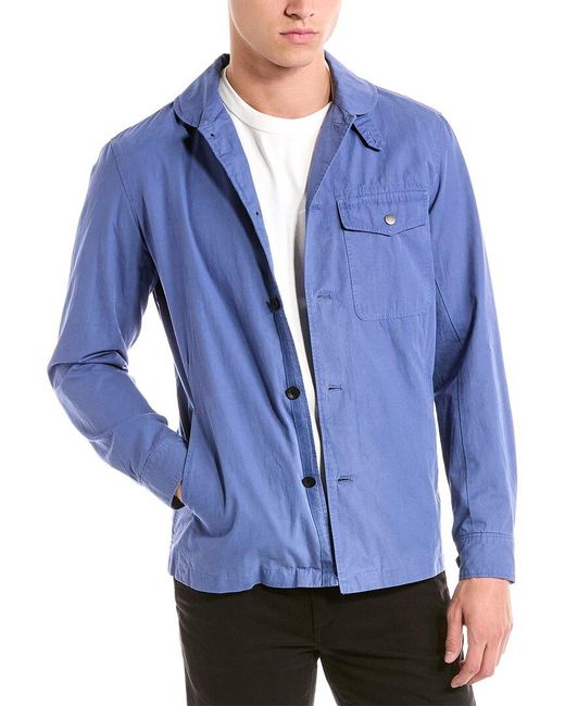 Rag & Bone Blue Peached Deck Jacket for men