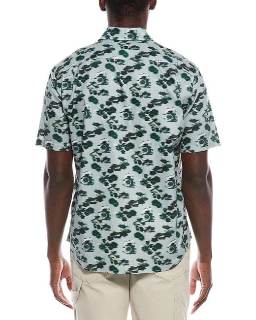 Vince Blue Printed Shirt for men