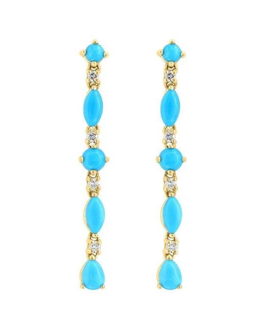 Effy Fine Jewelry White 14K 1.20 Ct. Tw. Diamond & Earrings