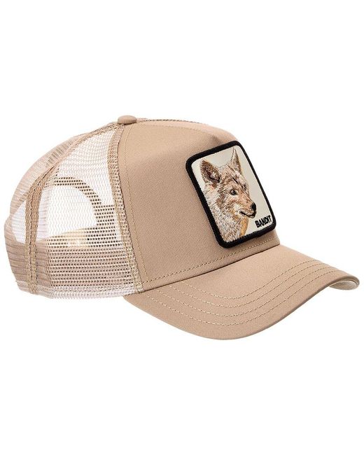 Goorin Bros Natural The Bandit Coyote Trucker Hat for men