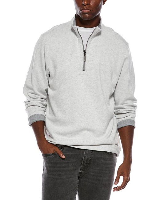 Tommy Bahama Gray Flipview 1/2-Zip Pullover for men