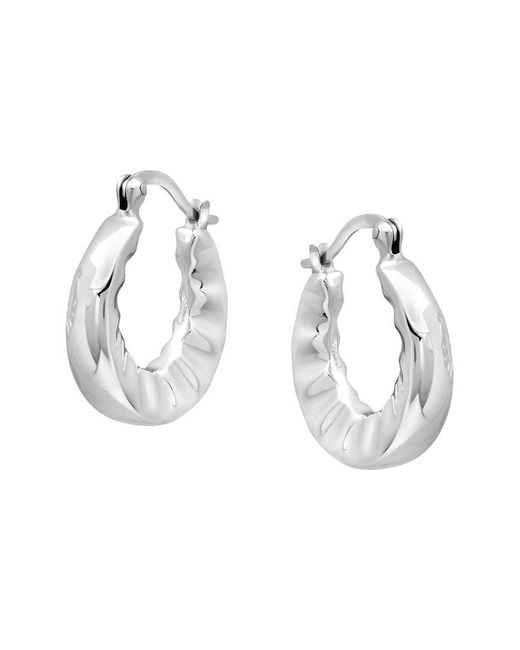 MaxColor Metallic Dangle Earrings