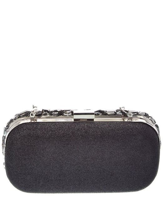 Tiffany & Fred Paris Gray Crystal Frame Evening Clutch