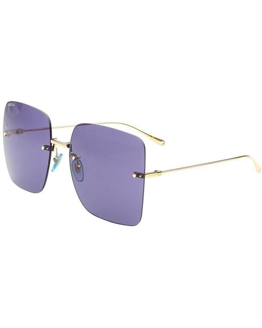 Gucci Purple Gg1147S 62Mm Sunglasses