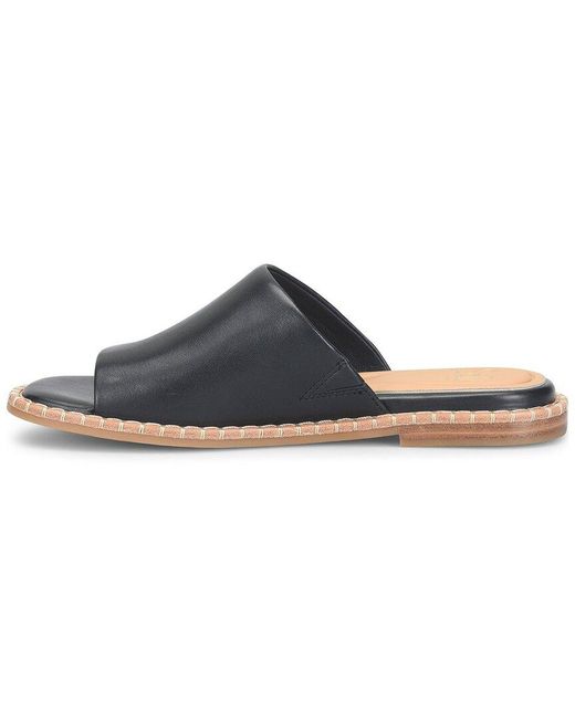 Söfft Black Noble Leather Sandal