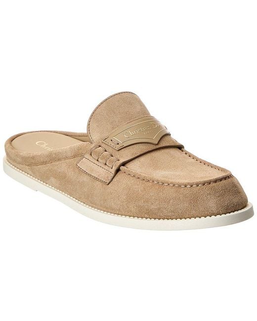 Dior Natural Boy Suede Mule