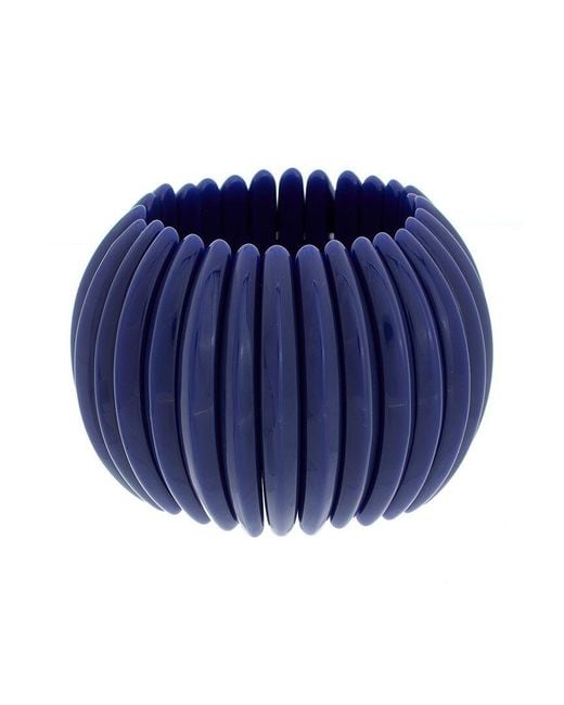 Kenneth Jay Lane Blue Stretch Bracelet