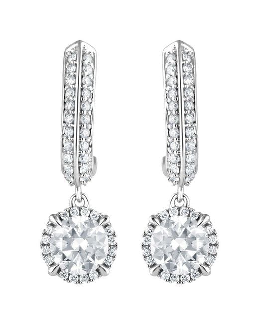 Lab Grown Diamonds White 14K 1.50 Ct. Tw. Lab-Grown Diamond Drop Earring