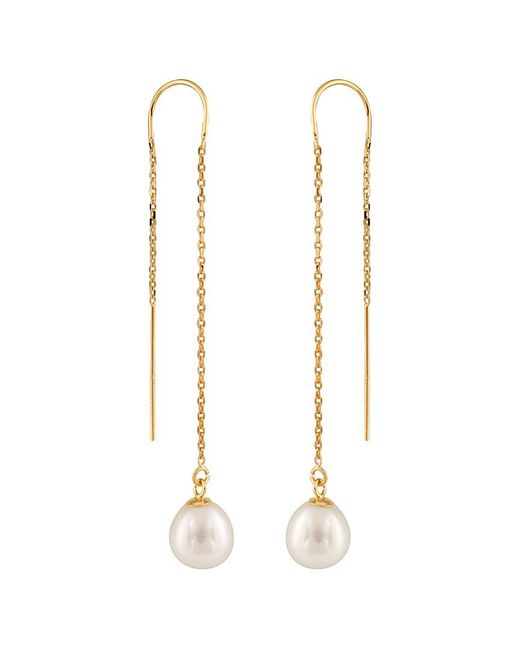 Splendid Multicolor 14k 7.5-8mm Freshwater Pearl Earrings