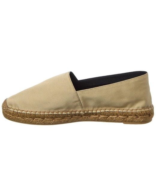 Saint Laurent White Gabardine Espadrille