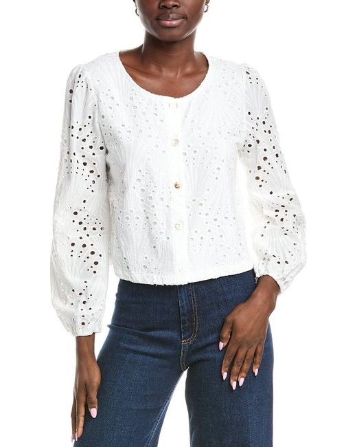 ANNA KAY White Sonela Blouse