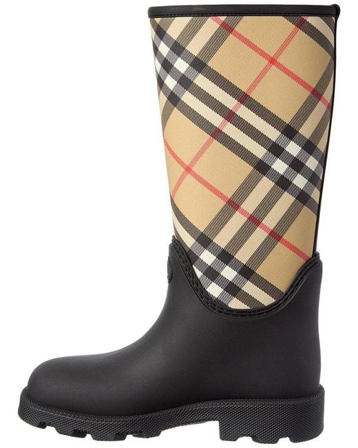 Burberry Black Marsh Rubber Boot