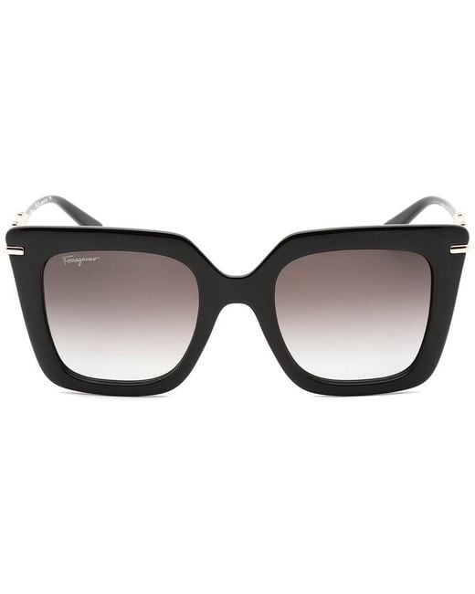 Ferragamo Black Sf1041s 51mm Sunglasses