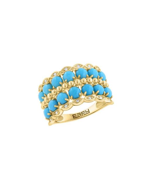 Effy Fine Jewelry Blue 14K 1.55 Ct. Tw. Diamond & Ring
