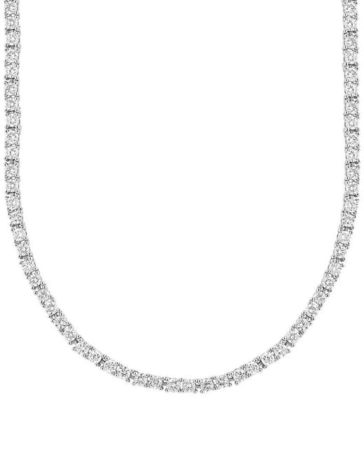 Effy Fine Jewelry Natural 14K 3.96 Ct. Tw. Diamond Tennis Necklace