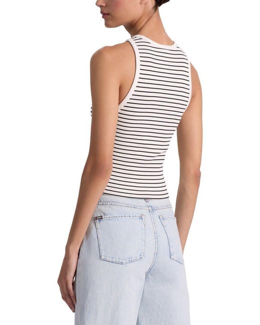 Alice + Olivia Blue Allen Tank Top