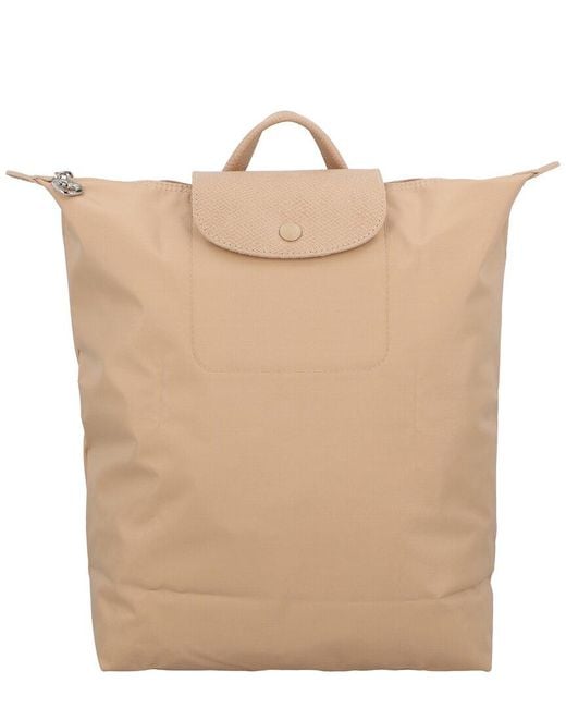 Longchamp Natural Le Pliage One Medium Backpack