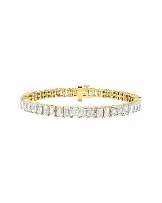 Lab Grown Diamonds White 14K 10.00 Ct. Tw. Lab-Grown Diamond Bracelet