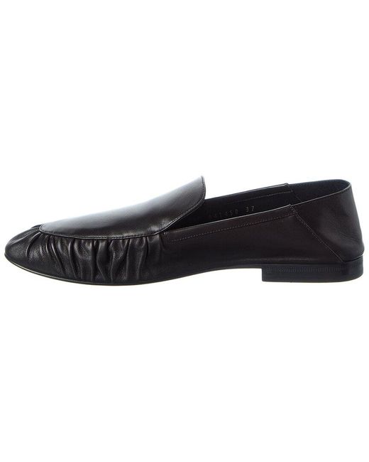 Saint Laurent Black Alain Leather Loafer
