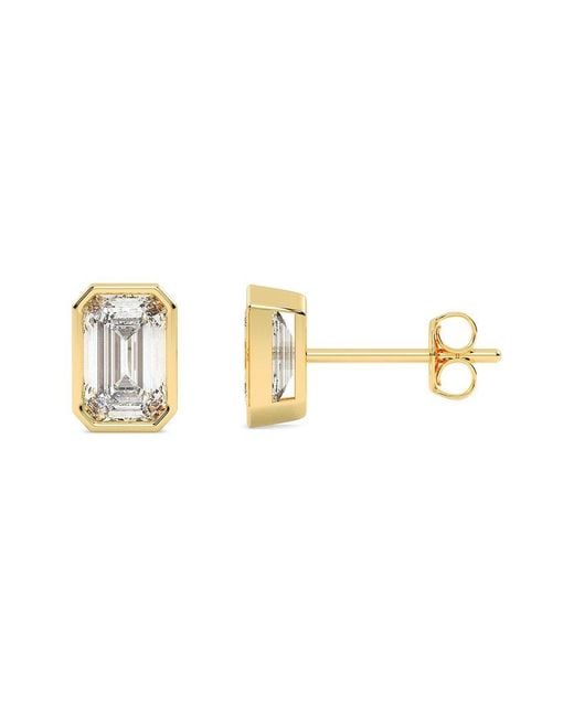 Lab Grown Diamonds Metallic 14K 1.00 Ct. Tw. Lab-Grown Diamond Earrings