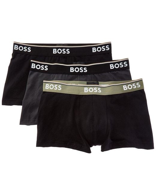 Boss Black Boss Set Of 3 Trunk Boxer for men