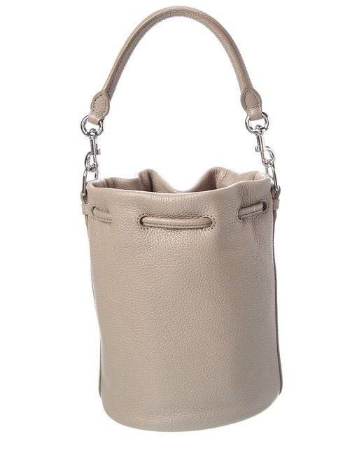 Marc Jacobs Natural Groove 2.0 Webbing Leather Bucket Bag