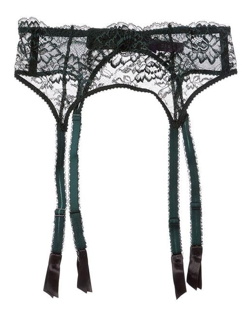 Journelle Black Isabel Suspender Belt