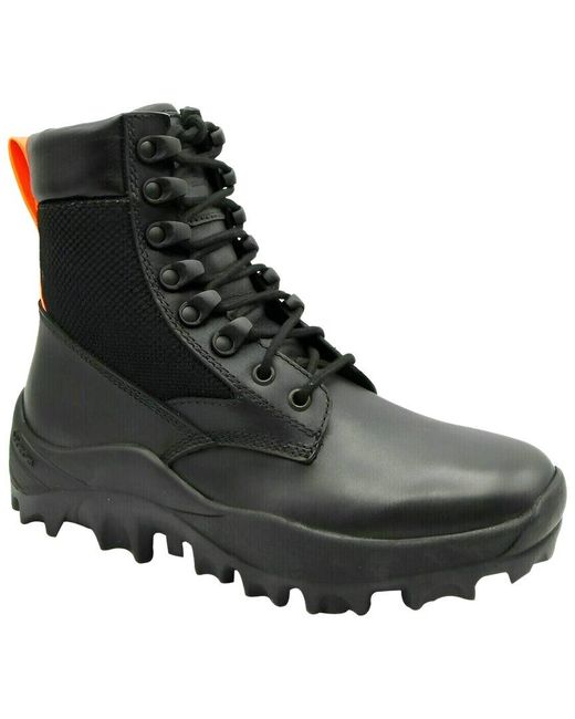 MCM Black Leather Boot