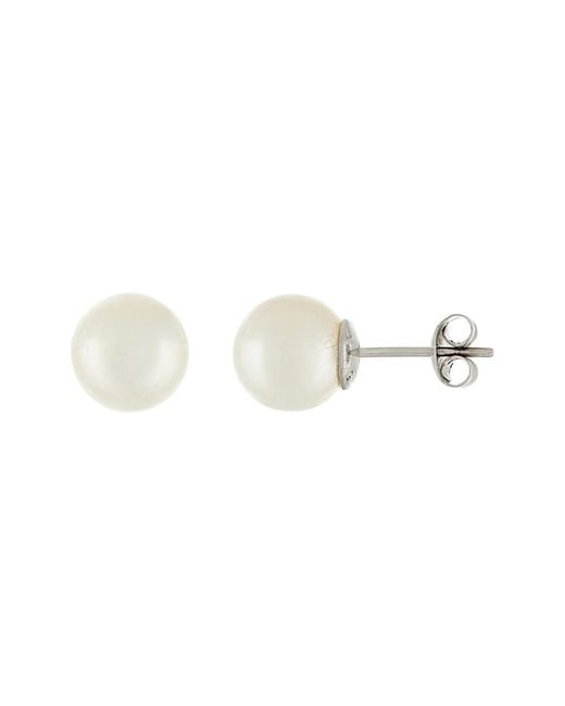 Splendid Multicolor 14k 10-11mm South Sea Pearl Earrings