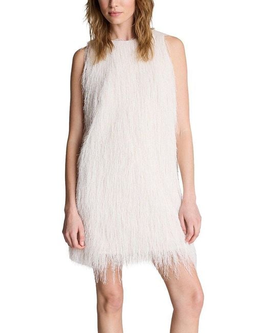 Kenneth Cole Multicolor Fringed Mini Dress