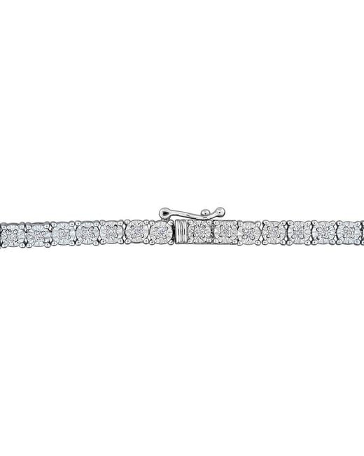 Created Forever Metallic 2.55 Ct. Tw. Lab-Grown Diamond Tennis Necklace