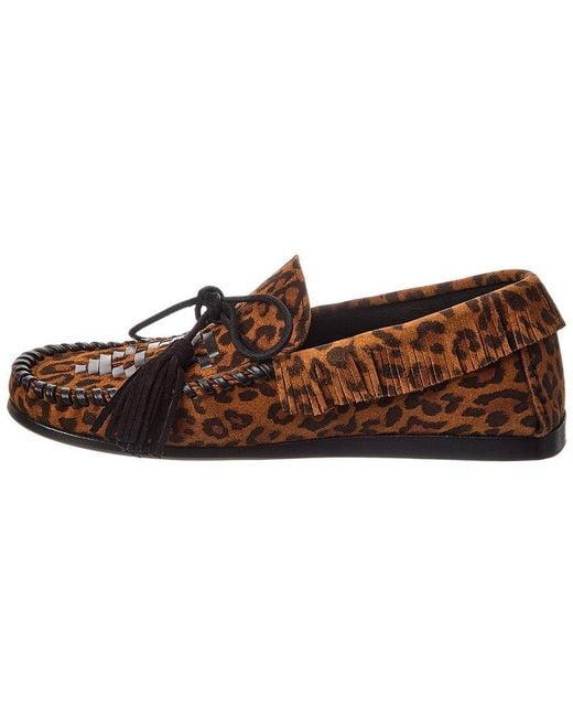 Isabel Marant Brown Fitz Suede Loafer