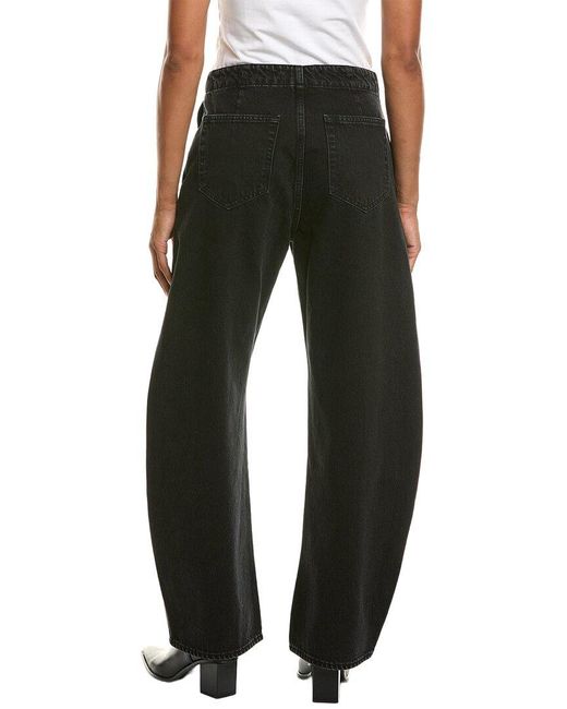 FRAME Black Frame The Zip Sutro Barrel Jean