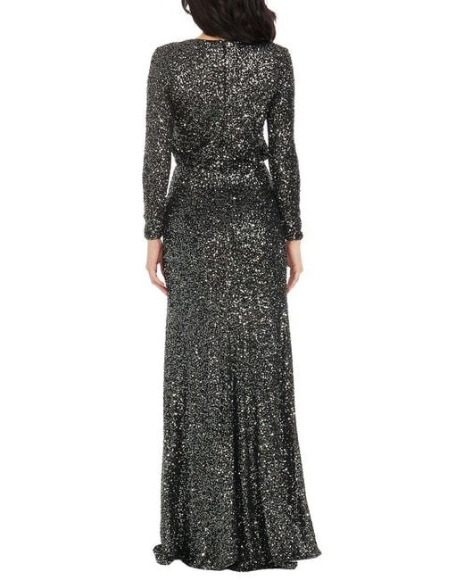 Dress the Population Black Mischa Maxi Dress
