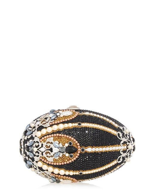 Judith Leiber White Egg Princess Clutch