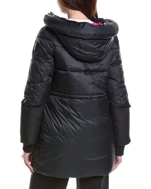 Pajar Black Mid-Length Quilted Parka Puffer