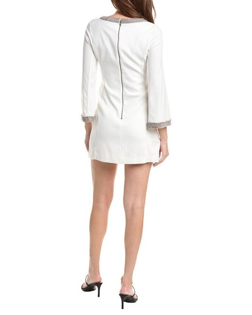 Alice + Olivia White Mailynn Mini Dress
