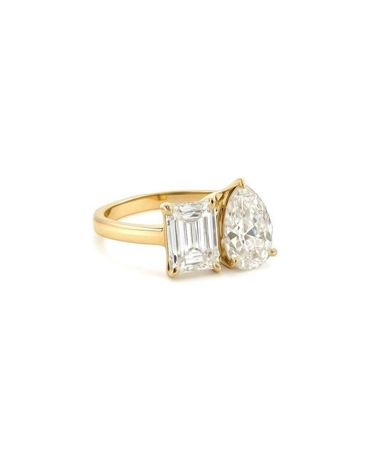 Prince Diamond & Jewelry White 14K 3.25 Ct. Tw. Lab-Grown Diamond Multi-Stone Ring