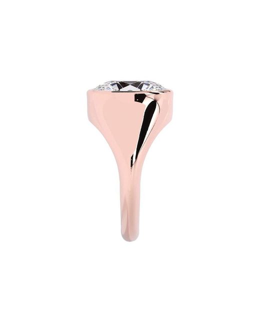 Lab Grown Diamonds White 14K Rose 4.00 Ct. Tw. Lab-Grown Diamond Ring