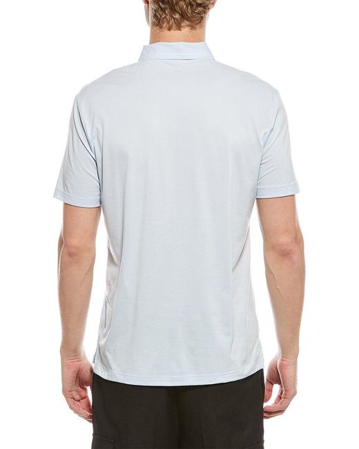 Adidas White Tour Twist Knit Polo Shirt for men
