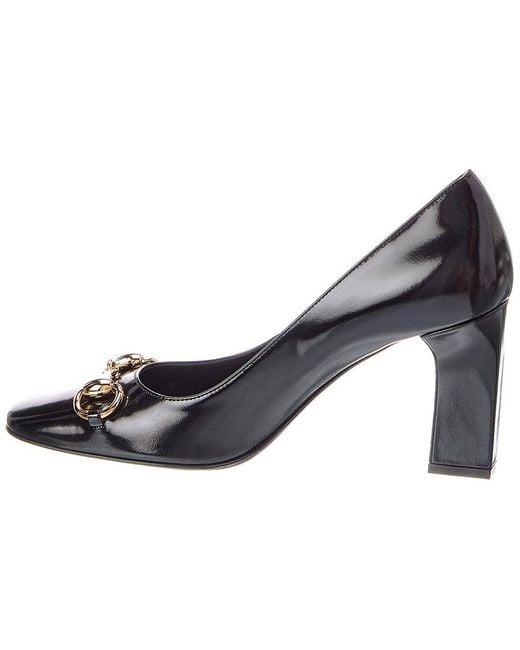 Gucci Black Signora Leather Pump
