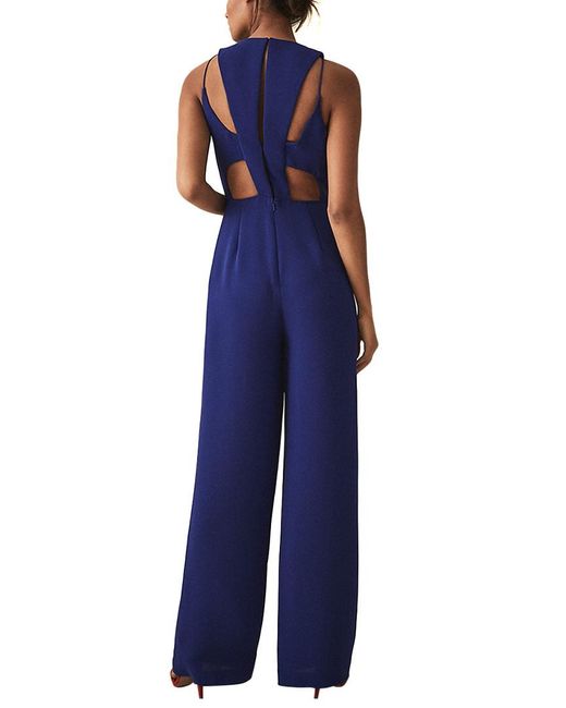 Reiss Synthetic Chey Jumpsuit in Blue Save 20 Lyst