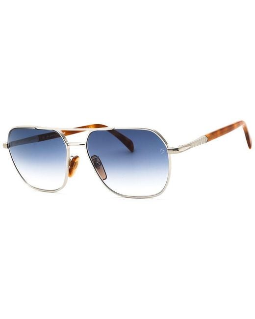 David Beckham Blue Db 1128/G/S 59Mm Sunglasses for men