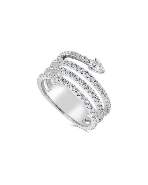 Sabrina Designs White 14k 1.38 Ct. Tw. Diamond Wrap Band Ring
