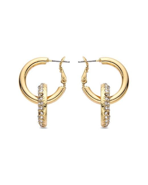 Eye Candy LA Metallic Lucie Sparkle Golden Earrings