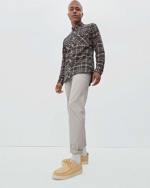Everlane White The Desert Leather Shoe for men